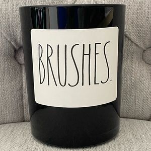 Rae Dunn Large Makeup Cup NWOT